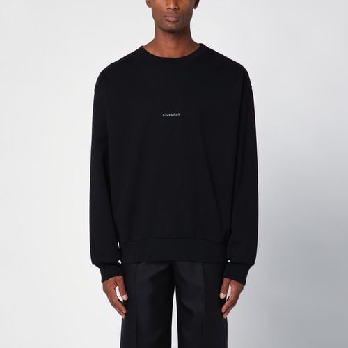 Black cotton sweatshirt with logo - Givenchy - Modalova