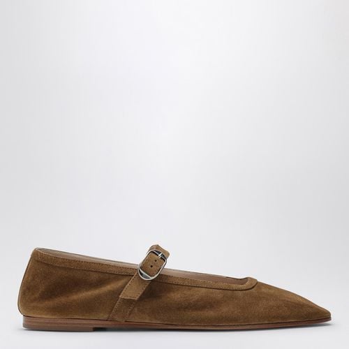 Brown suede Mary Jane ballerina - Le Monde Béryl - Modalova