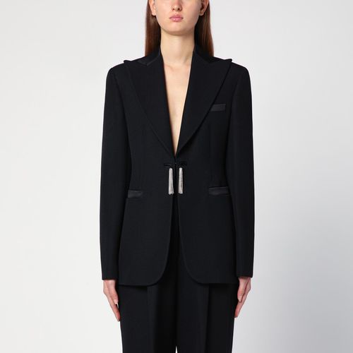 Black wool smoking jacket - Max Mara Pianoforte - Modalova