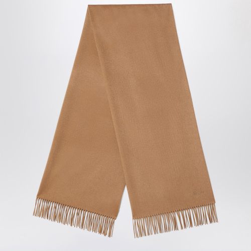 Camel-coloured cashmere scarf - Max Mara - Modalova