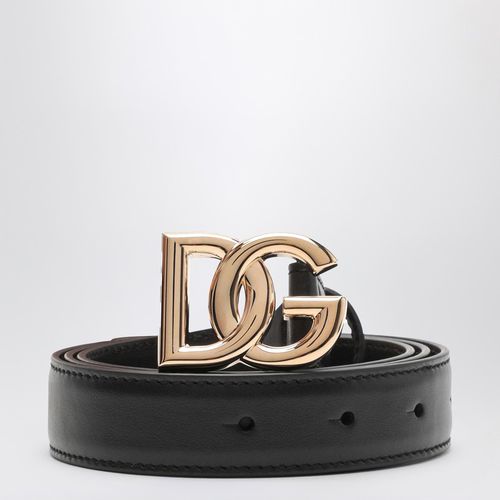 Black logo buckle belt - Dolce&Gabbana - Modalova