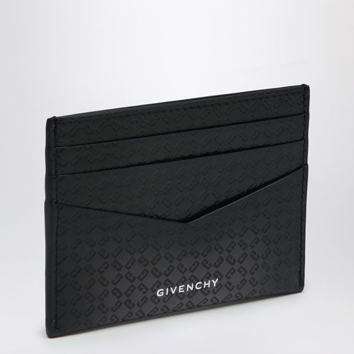 Black leather card holder 4G with logo - Givenchy - Modalova