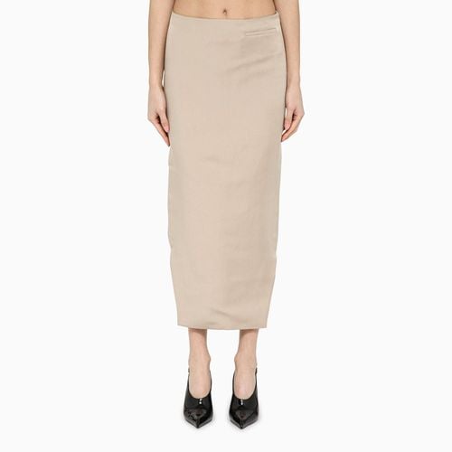 Beige silk double-length skirt - Givenchy - Modalova