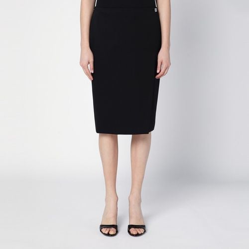 Wool skirt with metal button 4G - Givenchy - Modalova