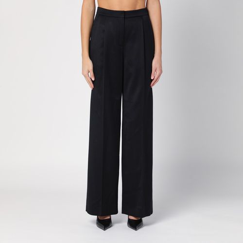 Black wool wide trousers - Givenchy - Modalova