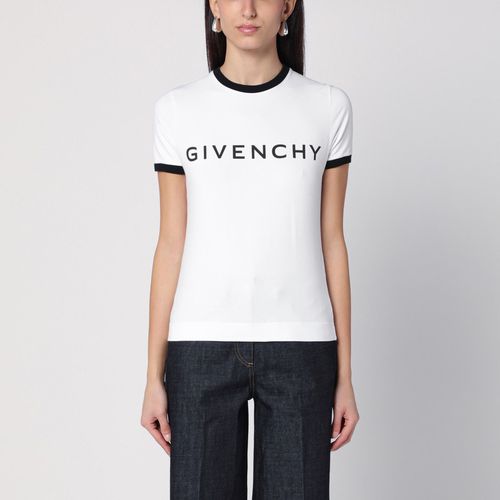 White Archetype T-shirt with logo - Givenchy - Modalova