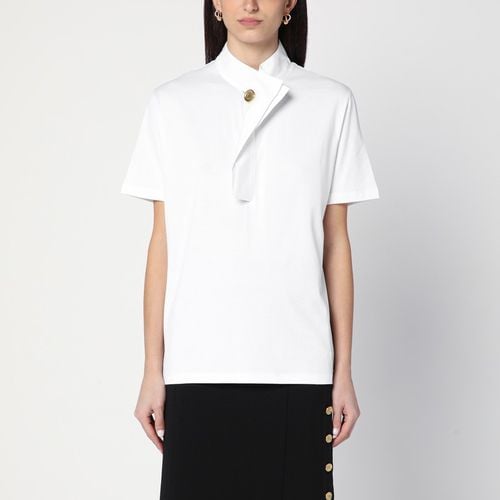 White T-shirt with buttoned collar - Givenchy - Modalova