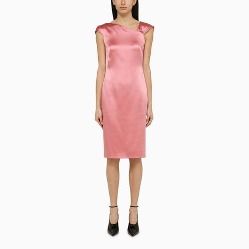 Pink viscose midi dress - Givenchy - Modalova