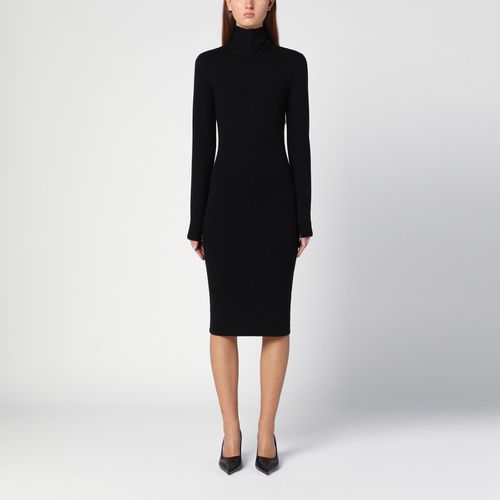 Black wool-blend turtleneck dress - Givenchy - Modalova