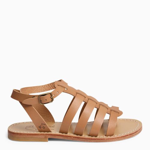 Frama beige leather sandal - Bonpoint - Modalova