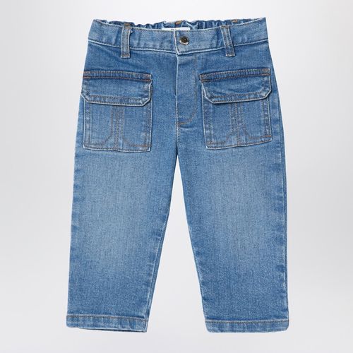 Blue washed-effect jeans - Chloé - Modalova