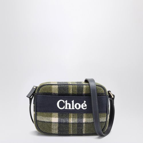 Dark green check crossbody bag - Chloé - Modalova