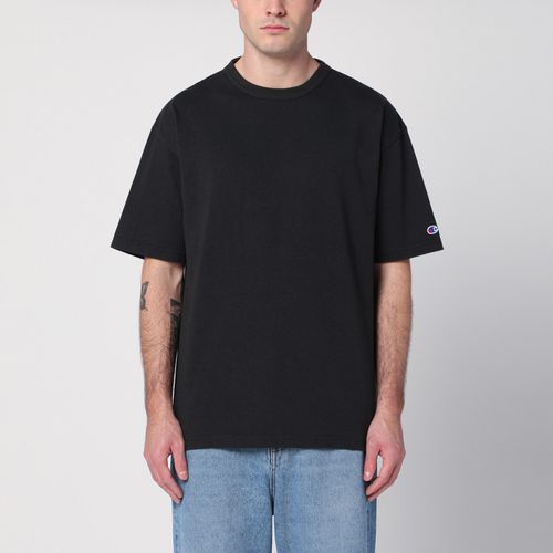 Black cotton crew-neck T-shirt - Champion - Modalova