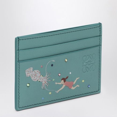 Light blue Squid card holder - Loewe - Modalova