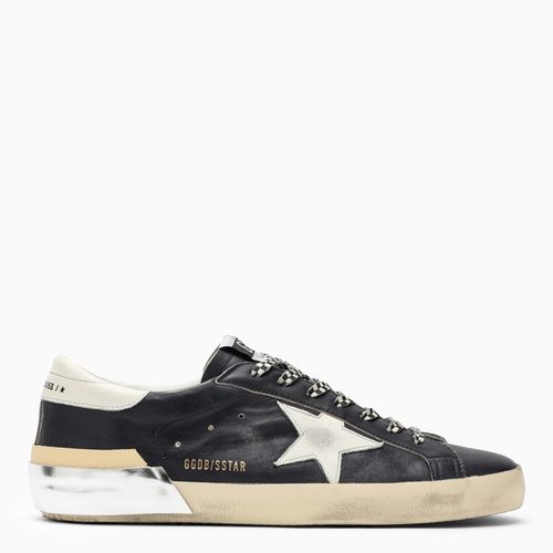 Dark blue/white Super-Star trainer - Golden Goose - Modalova