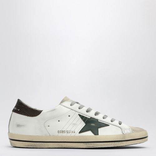 Super-Star LTD trainer with crocodile print star - Golden Goose - Modalova