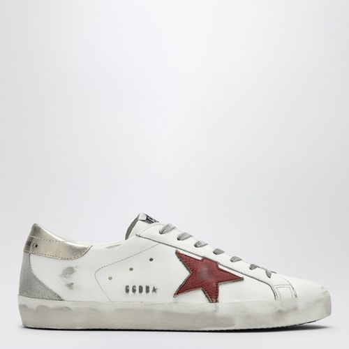 Sneakers Super Star /red/platinum - Golden Goose - Modalova