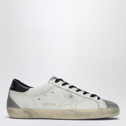 Gray/Black Super-star low-top sneaker - Golden Goose - Modalova