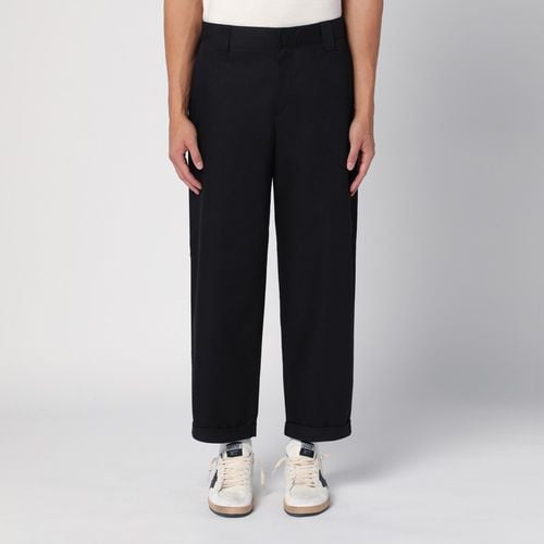 Black cotton-blend trousers - Golden Goose - Modalova