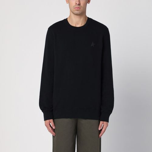 Black cotton crewneck sweatshirt - Golden Goose - Modalova