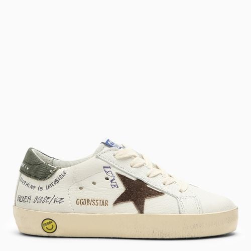 Super-Star /brown/green trainer - Golden Goose - Modalova