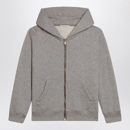 Grey cotton zip sweatshirt - Golden Goose - Modalova