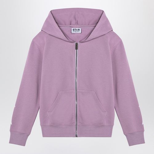 Pink cotton zip sweatshirt - Golden Goose - Modalova