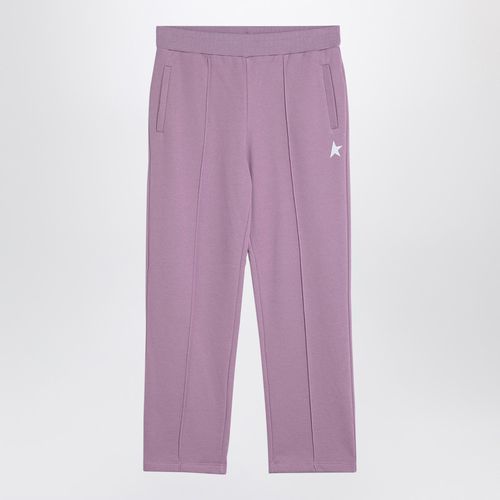 Pink cotton-blend jogging trousers - Golden Goose - Modalova