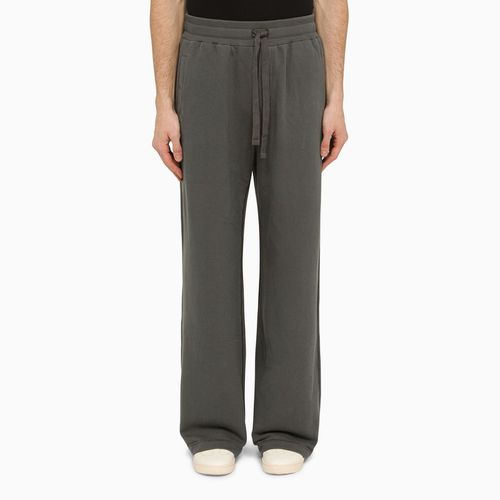 Grey jogging trousers in cotton - Dolce&Gabbana - Modalova