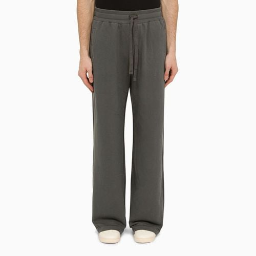 Grey jogging trousers in cotton - Dolce&Gabbana - Modalova