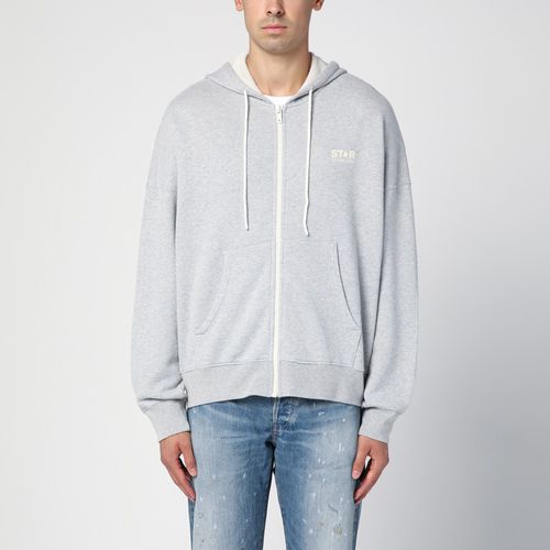 Grey melange zip sweatshirt - Golden Goose - Modalova