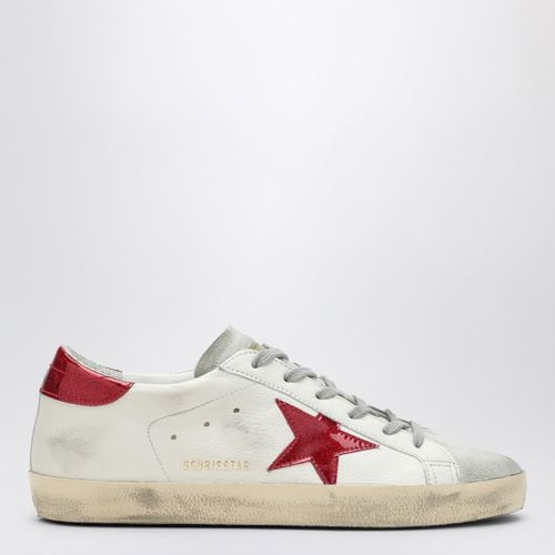 Super-star white/red sneakers - Golden Goose - Modalova