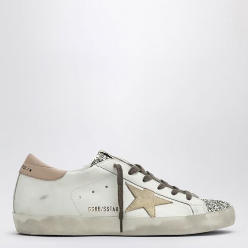 Platinum Super Star trainer with glitter - Golden Goose - Modalova