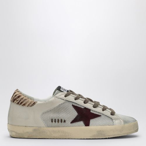 Super-star sneaker with pony skin insert - Golden Goose - Modalova