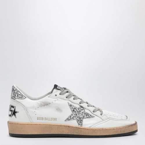 Ball Star white/silver trainer - Golden Goose - Modalova