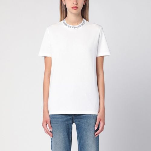 White cotton T-shirt with crystals - Golden Goose - Modalova