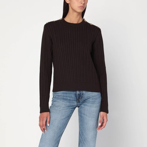 Brown wool blend sweater - Golden Goose - Modalova