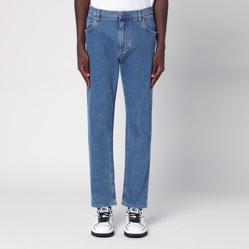 Blue stretch denim jeans - Dolce&Gabbana - Modalova