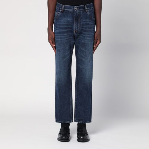 Loose blue washed jeans - Dolce&Gabbana - Modalova