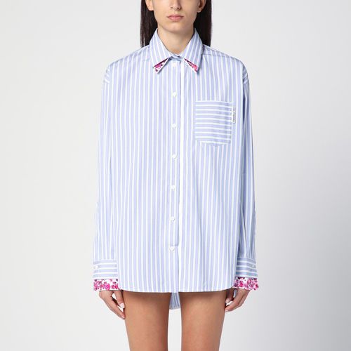 Blue/white striped Oxford shirt - Des Phemmes - Modalova