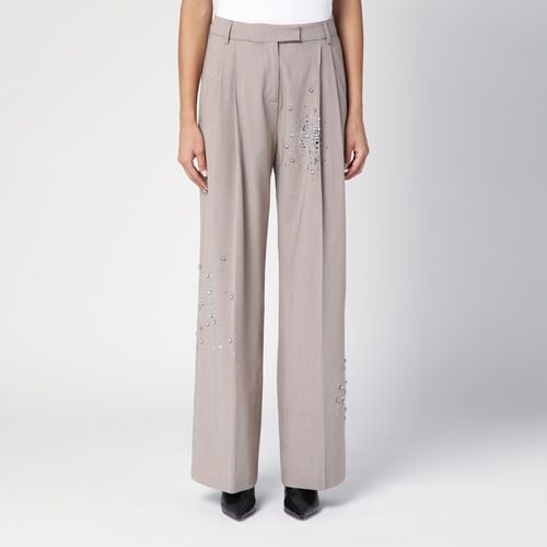 Palazzo trousers with decorations - Des Phemmes - Modalova