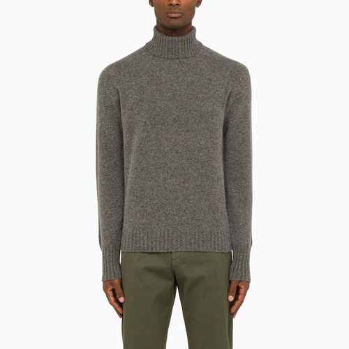 Grey wool turtleneck - Drumohr - Modalova