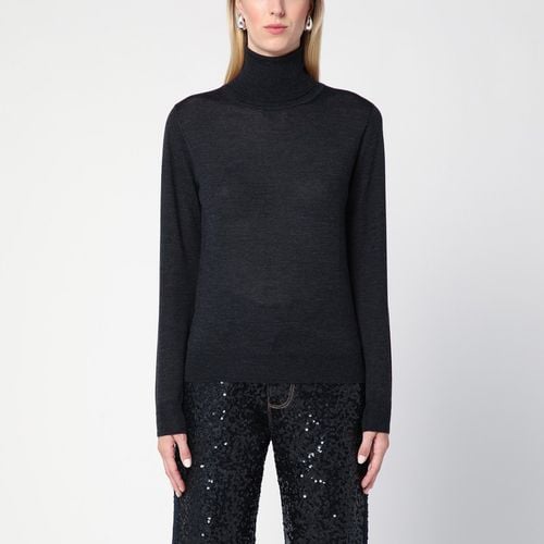 Cashmere and silk blend turtleneck sweater - P.A.R.O.S.H. - Modalova