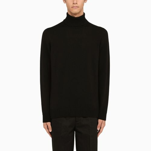 Black wool turtleneck - Drumohr - Modalova