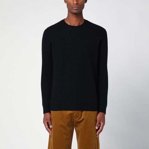 Black virgin wool sweater - Drumohr - Modalova