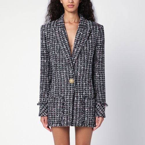 Single-breasted tweed blazer dress - Balmain - Modalova