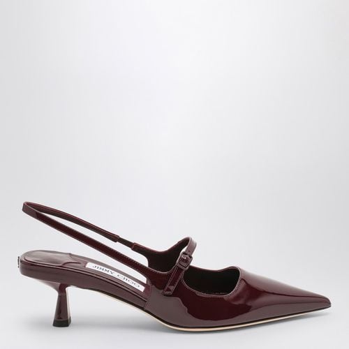 Didi 45 Bordeaux slingback in patent leather - Jimmy Choo - Modalova