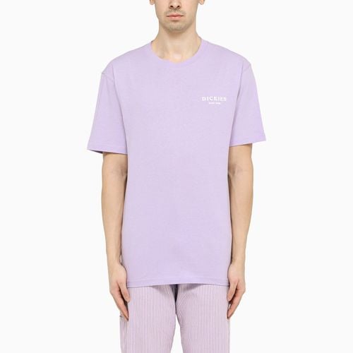 Lilac/white cotton T-shirt - DICKIES - Modalova