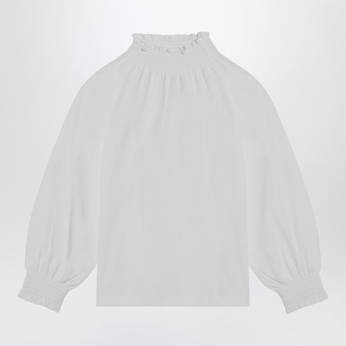 White cotton blouse - Douuod - Modalova