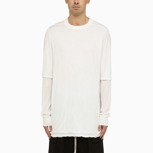 Milk-white cotton crew-neck jumper - DRKSHDW - Modalova